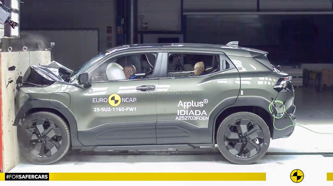 Made-in-India Maruti Suzuki e-Vitara Secures 4-Star Euro NCAP Safety Rating